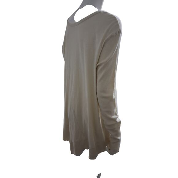 Free People Grungecore RawHwm Women's size Large Ribbed Distressed Academia Top - Picture 2 of 9